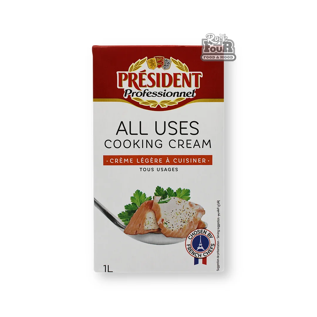 UHT cream "President" 18% 1l